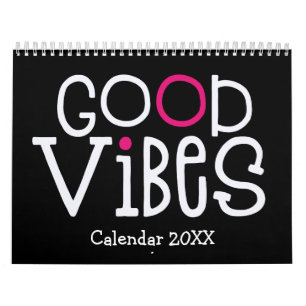 Gute Bilder Positive Zitate Pink Black 2022 Kalender