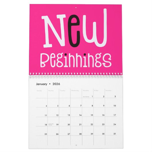 Gute Bilder Positive Zitate Pink Black 2022 Kalender (Jan 2026)