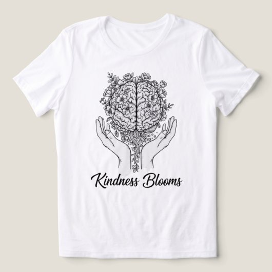 Güte blüht Tri-Blend shirt (Design Vorderseite)