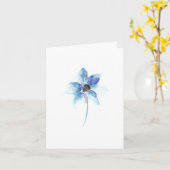 Gute Blume Aquarell Karte (Gelbe Blume)