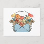 Gute Blume Illustriert Postkarte (Vorderseite)