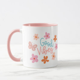 Gute Blume und Schmetterling-Tasse Tasse
