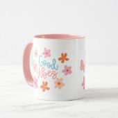 Gute Blume und Schmetterling-Tasse Tasse (Vorderseite Links)
