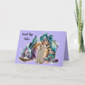 Gute Bye Card für die Schwester Religiöse Statue i Dankeskarte (Vorderseite)