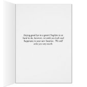 Gute Byekarte für Ihren großen Kaplan (Innen (Rechts))