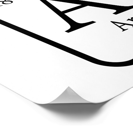 Gute Chemie Jokes Argon Funny Poster (Ecke)