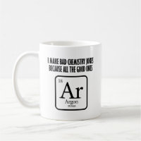 Gute Chemie scherzt Argon-lustige Tasse