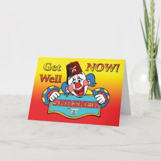 Gute Clownkarte Karte