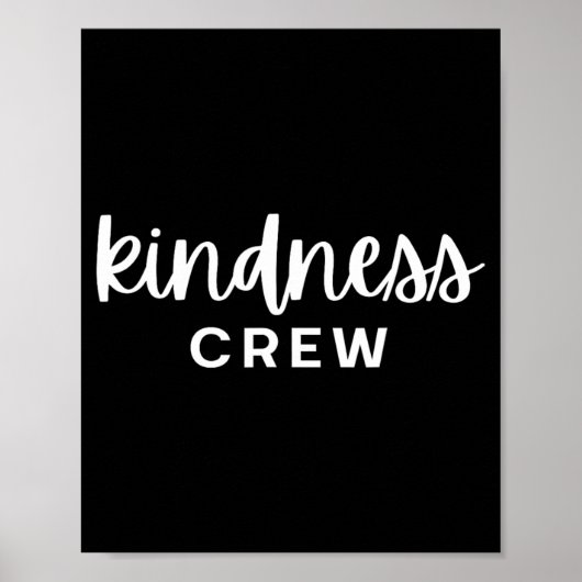 Güte-Crew Damen Herren Kinder Poster (Vorne)