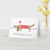 Gute Dackel Liebhaber Fell Besser Hund Karte (Gelbe Blume)