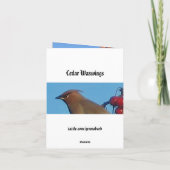 Güte dankt Ihnen zu kardieren Dankeskarte (Rückseite)