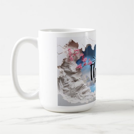 Gute Dinge brauchen Zeit 3d Kaffeetasse (Links)