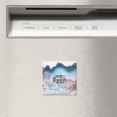 Gute Dinge brauchen Zeit 3D Magnet (In Situ (Geschirrspüler))