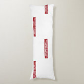 Gute Dinge brauchen Zeit Deshalb bin ich immer zu  Seitenschläferkissen (Vorderseite Vertikal)