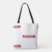 Gute Dinge brauchen Zeit Deshalb bin ich immer zu  Tasche (Rückseite)