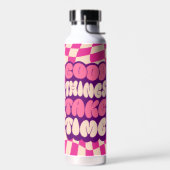 Gute Dinge Brauchen Zeit - Fette Blase Trinkflasche (Links)