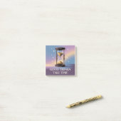 Gute Dinge Brauchen Zeit Post-it Klebezettel (Auf Schreibtisch)