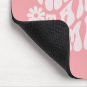 Gute Dinge brauchen Zeit Retro-Blume Mousepad (Ecke)