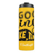 Gute Dinge brauchen Zeit Thermosbecher (Vorderseite)