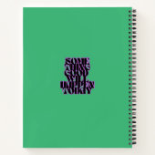 Gute Dinge, Inspiration, Manifestation, Grün Notizblock (Rückseite)