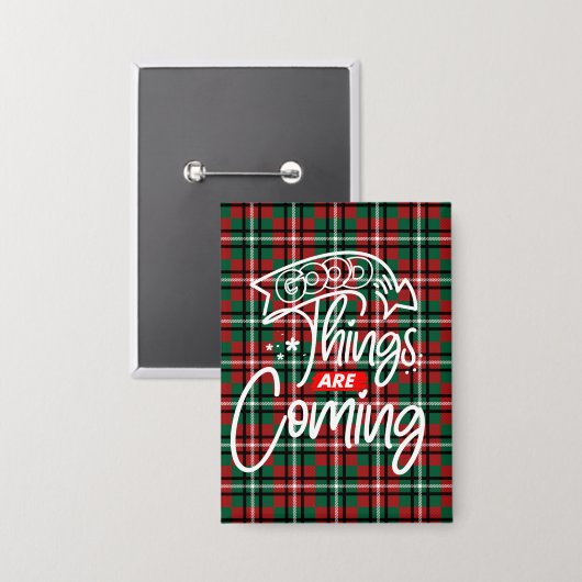 Gute Dinge kommen - 97489 Button (Vorderseite/Rückseite)