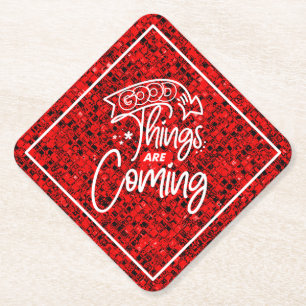 Gute Dinge kommen - 97489 Untersetzer