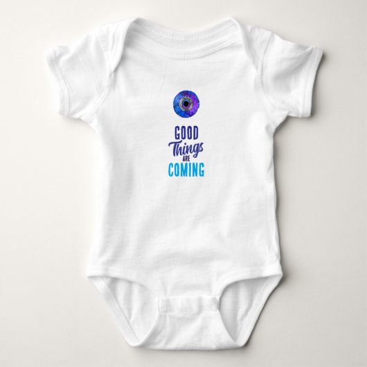 Gute Dinge kommen Baby Strampler (Vorderseite)