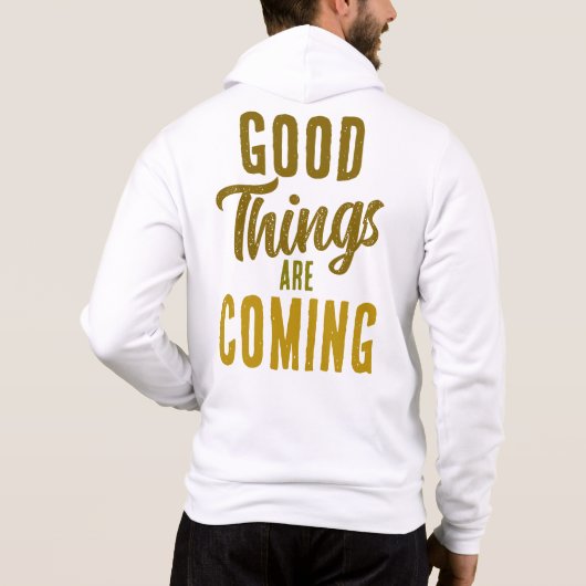 Gute Dinge Kommen ☀️ Hoodie (Rückseite)