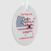 Gute Dinge kommen - koreanische Adoption Ornament (Vorderseite)