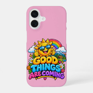 Gute Dinge Kommen Positives Vibes Handyhülle iPhone 16 Hülle
