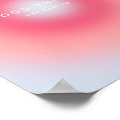 Gute Dinge kommen, strahlend Poster (Ecke)