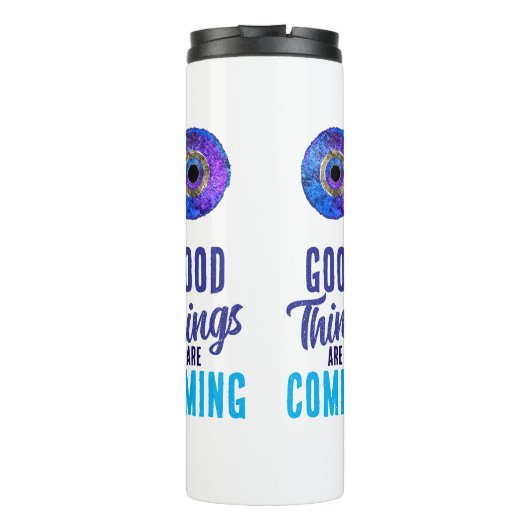 Gute Dinge kommen Thermosbecher (Rückseite)