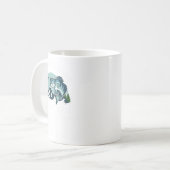 Gute Dinge Kommen Zu Denjenigen, Die Fischer Köder Kaffeetasse (Vorderseite Links)