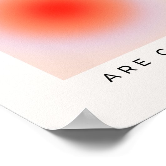 Gute Dinge kommen zu inspirierendem Zitat Poster (Ecke)