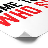 Gute Dinge kommen zu Sweat Gym Zitat Poster (Ecke)