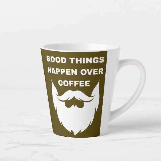 Gute Dinge passieren beim Kaffee Milchtasse (Rechts)