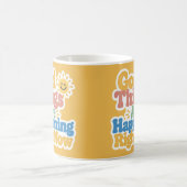 Gute Dinge passieren jetzt Kaffeetasse (Mittel)