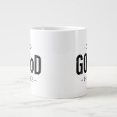 Gute Dinge tun Jumbo-Tasse (Vorderseite)