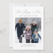 Gute Dinge und fröhliche Weihnachten der Familie (Vorderseite)