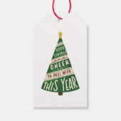 Gute Dinge und viel Glück und Hölle mit diesem Jah Geschenkanhänger (Vorderseite)