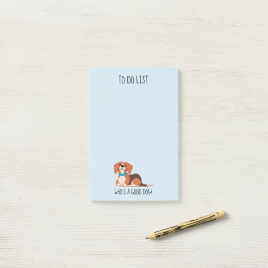 Gute Dog Postit Hinweise Post-it Klebezettel (Auf Schreibtisch)