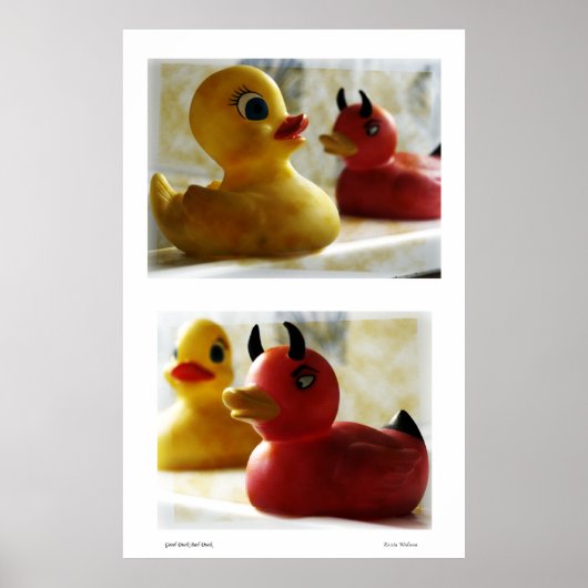 Gute Duck Bad Duck Poster (Vorne)