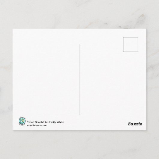 Gute Düfte Blume Blumenzauber Fairy Fantasy Kunstd Postkarte (Rückseite)