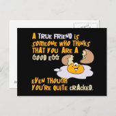 Gute Eierpostkarte Postkarte (Vorne/Hinten)