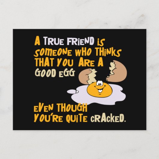 Gute Eierpostkarte Postkarte (Vorderseite)