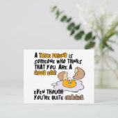 Gute Eierpostkarte Postkarte (Stehend Vorderseite)