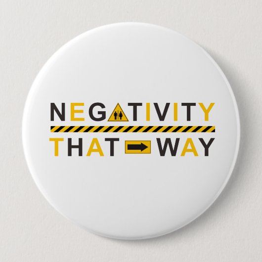 Gute Energie, gute Visionen, positive Einstellung Button (Vorderseite)
