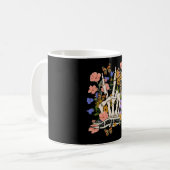 Gute Energie ist ansteckend Kaffeetasse (Vorderseite Links)