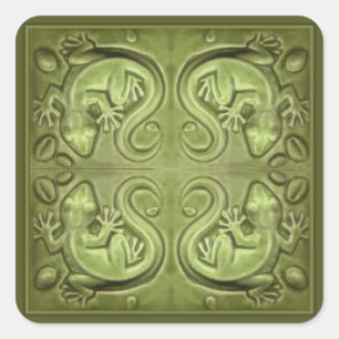 Gute Ergebnisse Lizard Tiles Stickers