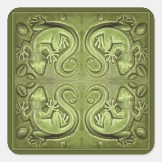 Gute Ergebnisse Lizard Tiles Stickers (Vorderseite)